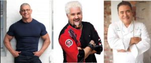 celebrity chefs for hire, hire guy fieri, hire robert irvine, robert irvine for hire, celebrity chefs for hire